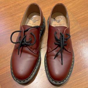 Burgundy Comme Des Garçons x Doc Martens Oxfords